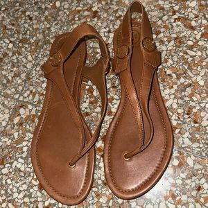 Tory Burch leather brown sandals